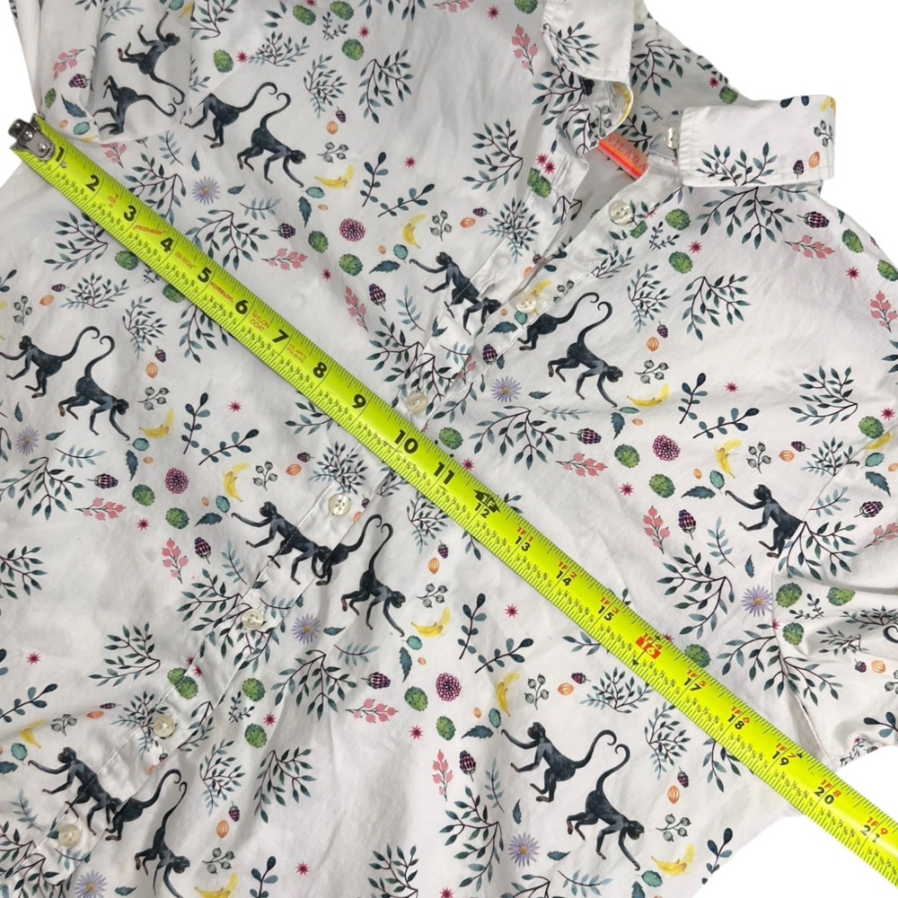 Vilagallo Natasha Monkey & Leaf Button Down Shirt - Picture 10 of 12